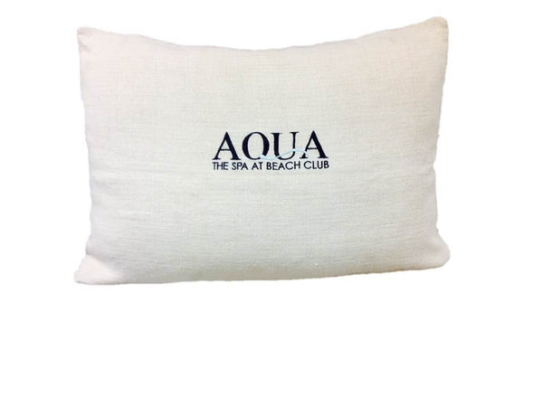 Aqua Spa at Beach Club Pillow Cover