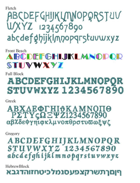 Standard Style Single Letter Monogram