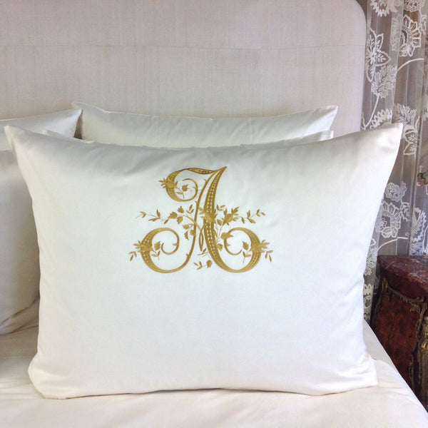 Stacey Style Monogrammed Shams