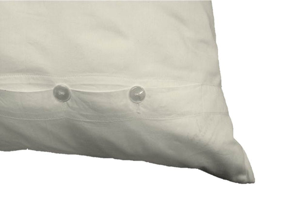 Ivory button Pillow Sham