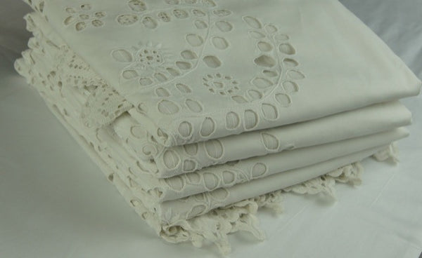 Tone on Tone Eyelet Drapery Panel