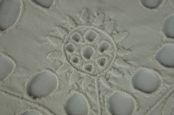 Antique Eyelet Drapery Panel