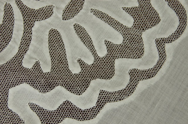 Rare White Buzsak Tablecloth Detail